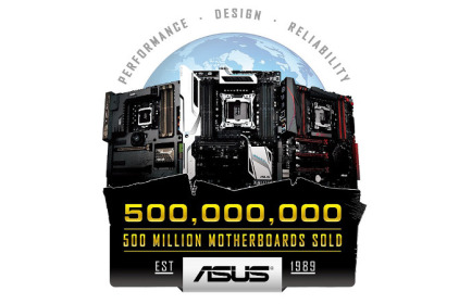 ASUS świętuje sprzedaż 500 milionów płyt głównych
